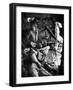 Helicopter Crew Chief James C. Farley Shouting to Crew as Wounded Comrades Lay Dying at His Feet-Larry Burrows-Framed Photographic Print