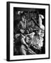 Helicopter Crew Chief James C. Farley Shouting to Crew as Wounded Comrades Lay Dying at His Feet-Larry Burrows-Framed Photographic Print