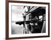 Helicopter Crew Chief James Farley Using M-60 Machine Gun in Landing Zone Near Da Nang-Larry Burrows-Framed Photographic Print