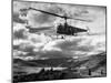 Helicopter Flying in Unidentified Location-Margaret Bourke-White-Mounted Photographic Print