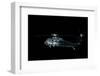 Helicopter Hologram. Military and Technology Concept-cherezoff-Framed Photographic Print