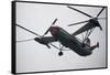 Helicopter in Flight-null-Framed Stretched Canvas