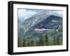 Helicopter in the Rocky Mountains, British Columbia, Canada, North America-Robert Harding-Framed Photographic Print