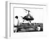 Helicopter Landing at Tan Son Nhut Air Base, Saigon, Vietnam, 1953-null-Framed Giclee Print