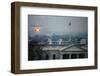 Helicopter Landing over White House Roof-null-Framed Photographic Print