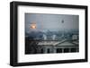 Helicopter Landing over White House Roof-null-Framed Photographic Print