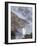 Helicopter Makes a Water Drop as Firefighters Battle a Wildfire in the San Gabriel Mountains-null-Framed Photographic Print