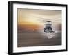 Helicopter over Water-Whoartnow-Framed Giclee Print