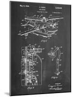Helicopter Patent-null-Mounted Art Print