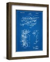 Helicopter Patent-null-Framed Art Print