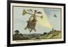 Helicopter Sentinel-Jean Marc Cote-Framed Art Print