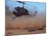 Helicopter Touching Down to Retrieve Bodies of Soldiers Killed in Firefight During the Vietnam War-Larry Burrows-Mounted Photographic Print