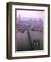 Helicopter View of the Brooklyn Bridge, New York City-Dmitri Kessel-Framed Photographic Print