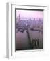 Helicopter View of the Brooklyn Bridge, New York City-Dmitri Kessel-Framed Photographic Print