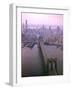 Helicopter View of the Brooklyn Bridge, New York City-Dmitri Kessel-Framed Photographic Print