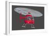 Helicopter-null-Framed Giclee Print