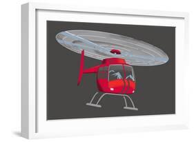 Helicopter-null-Framed Giclee Print