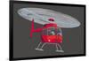 Helicopter-null-Framed Giclee Print