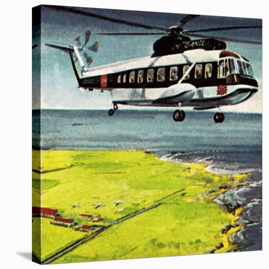 Helicopter-Wilf Hardy-Stretched Canvas