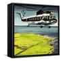 Helicopter-Wilf Hardy-Framed Stretched Canvas