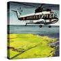 Helicopter-Wilf Hardy-Stretched Canvas