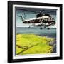 Helicopter-Wilf Hardy-Framed Giclee Print