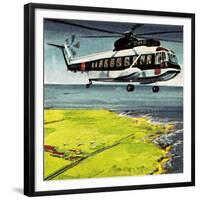 Helicopter-Wilf Hardy-Framed Giclee Print