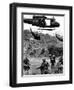 Helicopters Drop Troops-Associated Press-Framed Premium Photographic Print