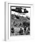 Helicopters Drop Troops-Associated Press-Framed Premium Photographic Print