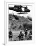 Helicopters Drop Troops-Associated Press-Framed Photographic Print