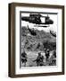 Helicopters Drop Troops-Associated Press-Framed Photographic Print