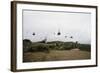 Helicopters Flying in Formation-null-Framed Photographic Print