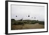 Helicopters Flying in Formation-null-Framed Photographic Print