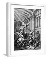 Heliodorus Attempting to Take Treasure from the Temple at Jerusalem, 1865-1866-Gustave Doré-Framed Giclee Print