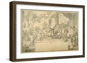 Heliodorus Driven from the Temple-Francesco Solimena-Framed Giclee Print