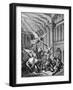 Heliodorus punished in the temple-Gustave Dore-Framed Giclee Print