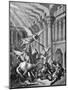 Heliodorus punished in the temple-Gustave Dore-Mounted Giclee Print