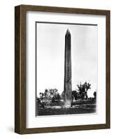 Heliopolis Obelisk, Egypt, 1878-Felix Bonfils-Framed Giclee Print