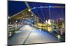 Helix Bridge leading to the Marina Bay Sands, Marina Bay, Singapore, Southeast Asia, Asia-Fraser Hall-Mounted Photographic Print