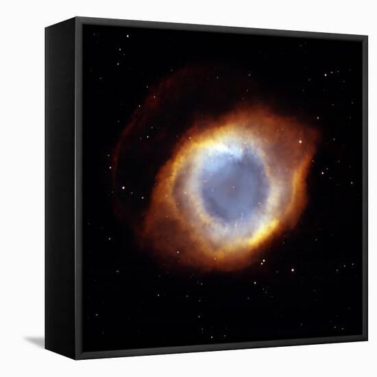 Helix Nebula, HST Image-null-Framed Stretched Canvas