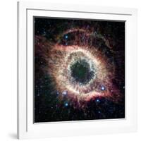 Helix Nebula, Infrared Spitzer Image-null-Framed Photographic Print