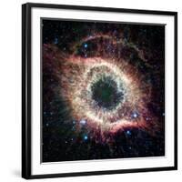 Helix Nebula, Infrared Spitzer Image-null-Framed Photographic Print