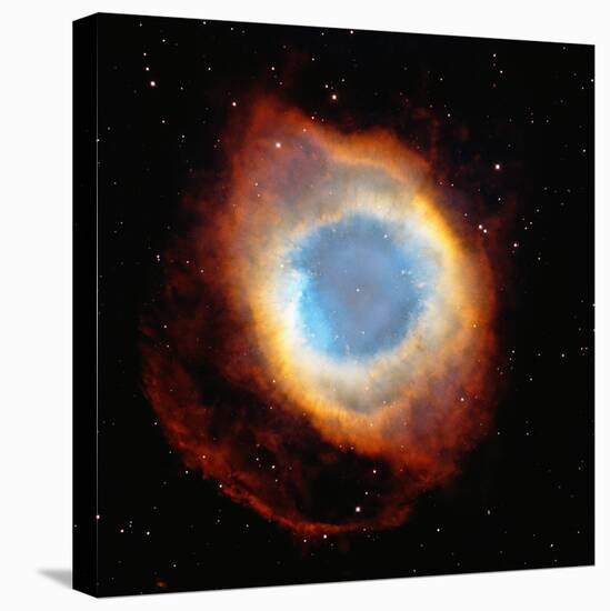 Helix Nebula, Satellite View (Digital Composite)-Stocktrek-Stretched Canvas