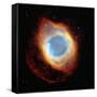 Helix Nebula, Satellite View (Digital Composite)-Stocktrek-Framed Stretched Canvas