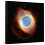 Helix Nebula, Satellite View (Digital Composite)-Stocktrek-Framed Stretched Canvas