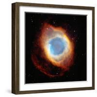 Helix Nebula, Satellite View (Digital Composite)-Stocktrek-Framed Photographic Print