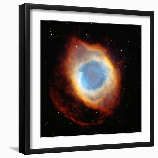 Helix Nebula, Satellite View (Digital Composite)-Stocktrek-Framed Photographic Print