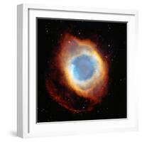 Helix Nebula, Satellite View (Digital Composite)-Stocktrek-Framed Photographic Print