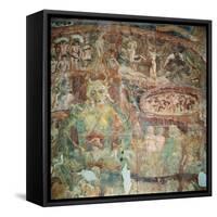 Hell, 1360-70-Master of the Triumph of Death-Framed Stretched Canvas