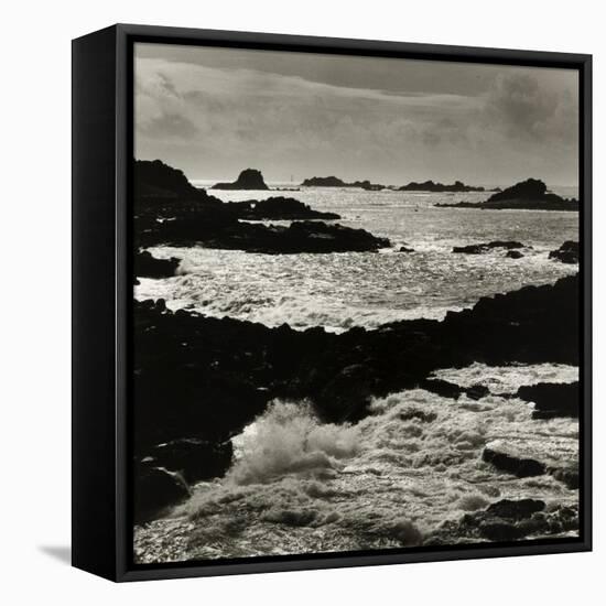 Hell Bay and Bishops Rock Lighthouse, Bryher Scilly Isles-Fay Godwin-Framed Stretched Canvas